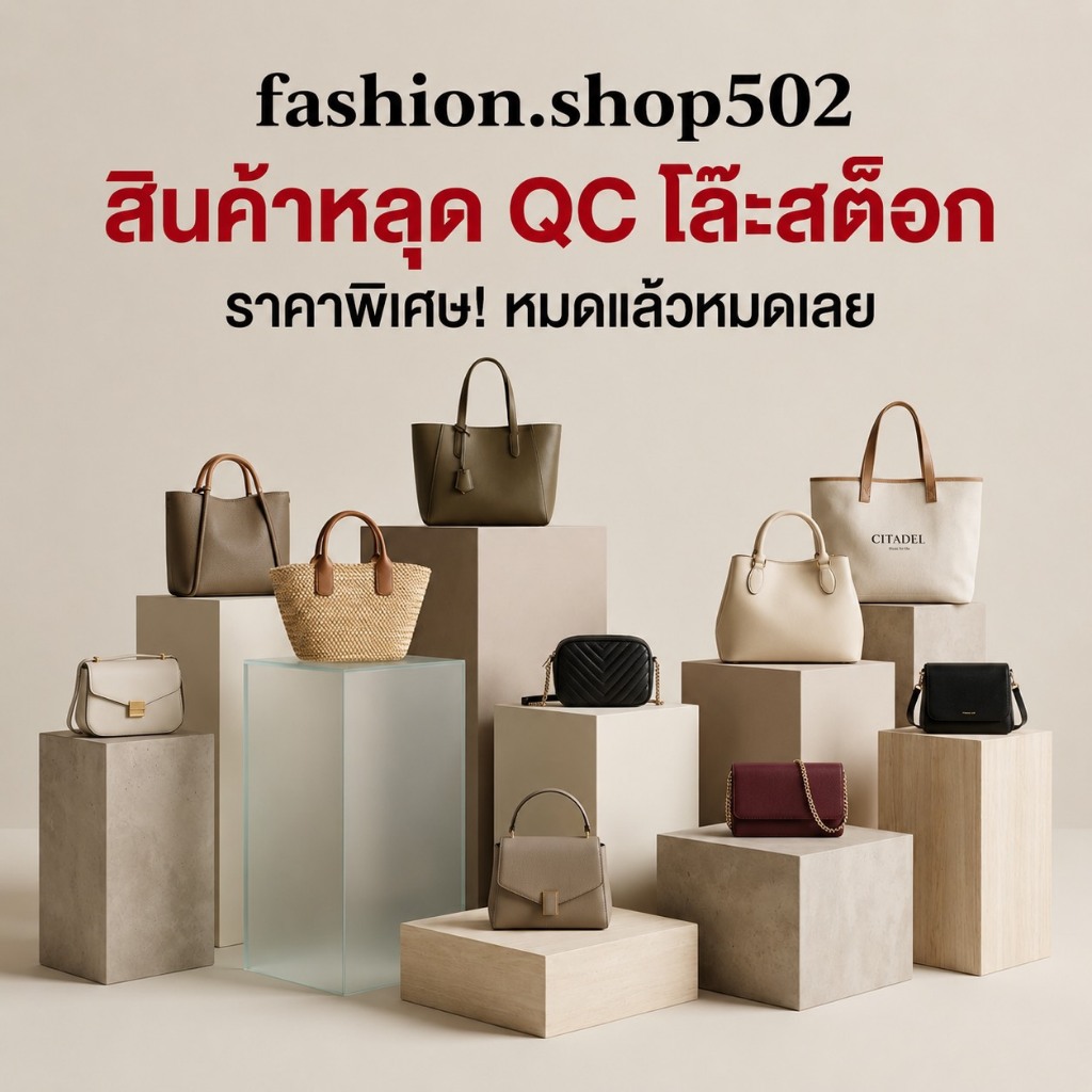 เคลียร์โกดัง! โละล้างสต็อก! กระเป๋าหลุด QC กระเป๋ามือ 1 ราคาต่ำกว่าทุน ตำหนินิดหน่อย ไม่มีผลต่อการใส่ ราคาเทกระจาด! OB