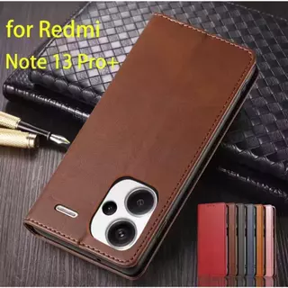เคสฝาพับหนัง สำหรับ Xiaomi Redmi Note13 Note13Pro Note13ProPlus เคสกันกระแทกฝาพับ พร้อมช่องใส่บัตร