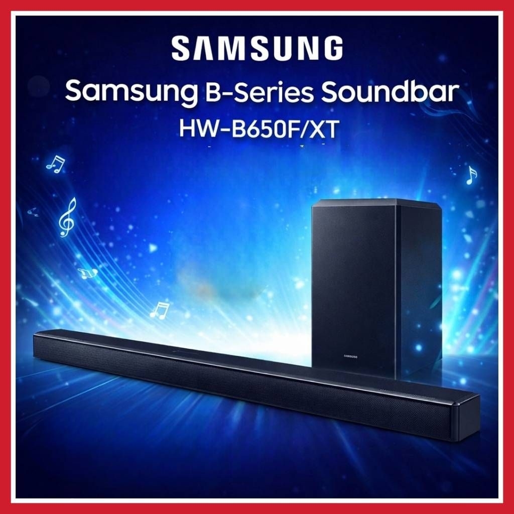 Samsung B-Series Soundbar HW-B650F/XT ลำโพงซาวด์บาร์ ระบบเสียง 3.1 ch