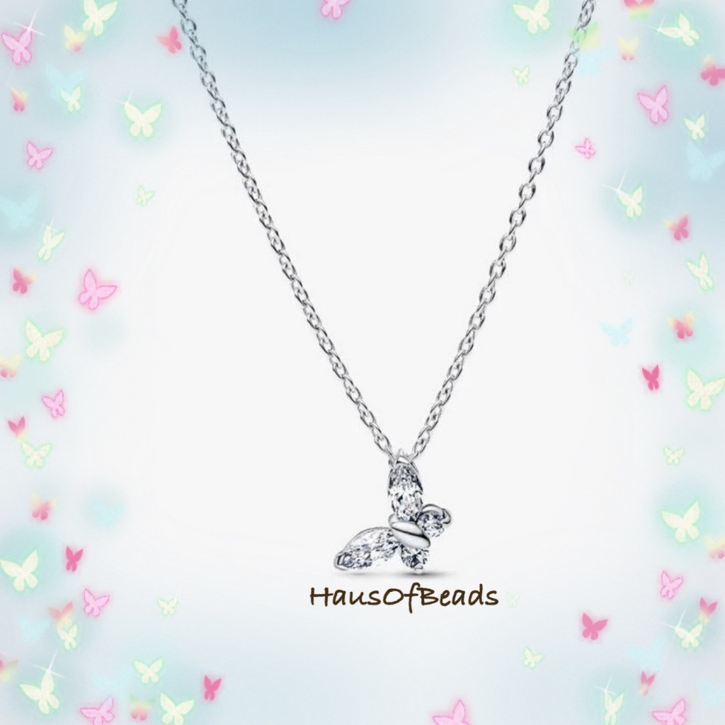 ⭐️ NEW ของแท้ 100% ⭐️ Butterfly Pendant Necklace ยาว 45 cm