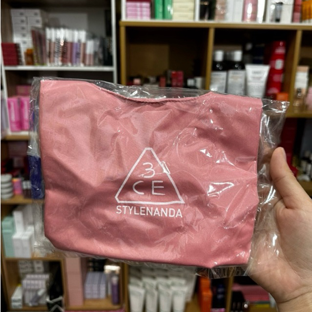 3CE Pink Shoping Bag