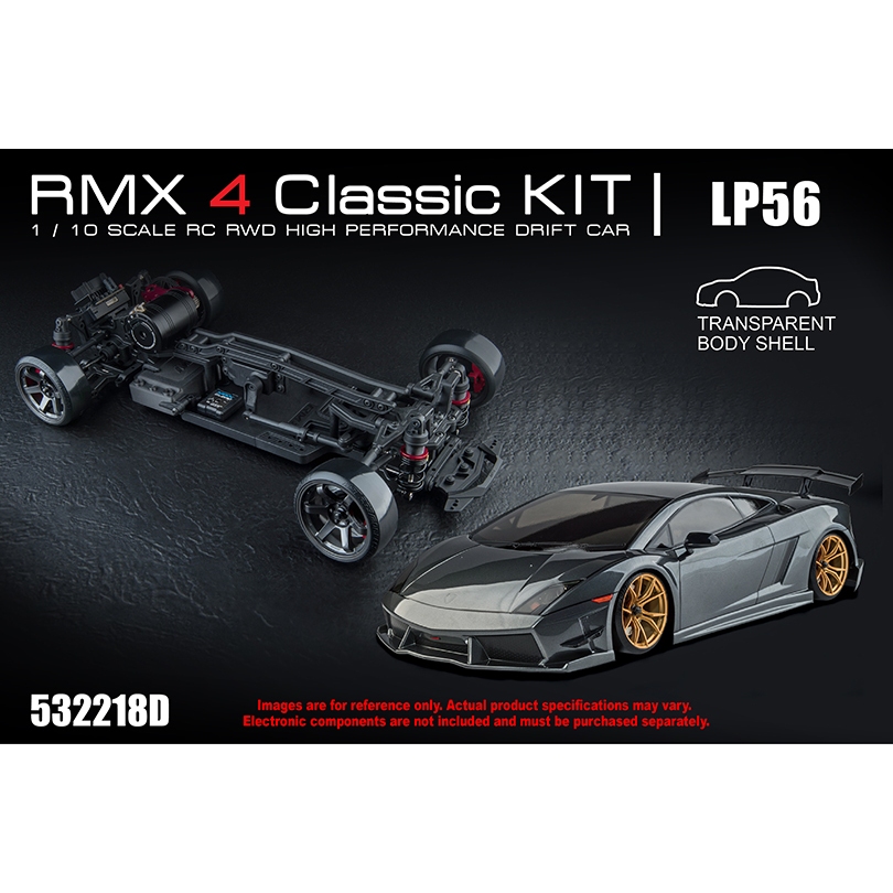 MST RMX 4 Classic RWD KIT 532218D มาพร้อมบอดี้ LP56 ยังไม่ได้ประกอบและทําสี