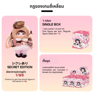 TOPTOY - Nommi-Pinky Energy Series Plush Doll Blind Box มพวงกุญแจตุ๊กตาผ้า ฟิกเกอร์สะสม ของขวัญวันเกิด ของขวัญ 100%ORI