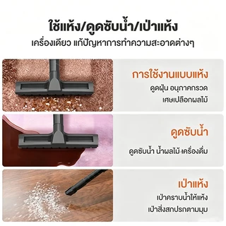 เครื่องดูดฝุ่น 2200W Wet & Dry Vacuum Cleaner ดูดน้ำได้ เป่าลม เครื่องดูดฝุ่นอุตสาหกรรม