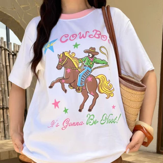🌻เสื้อยืดโอเวอร์ไซส์ T-shirt oversized สกรีนลายน่ารักเกรดพรีเมียม รวมป้าย(Nothing house)