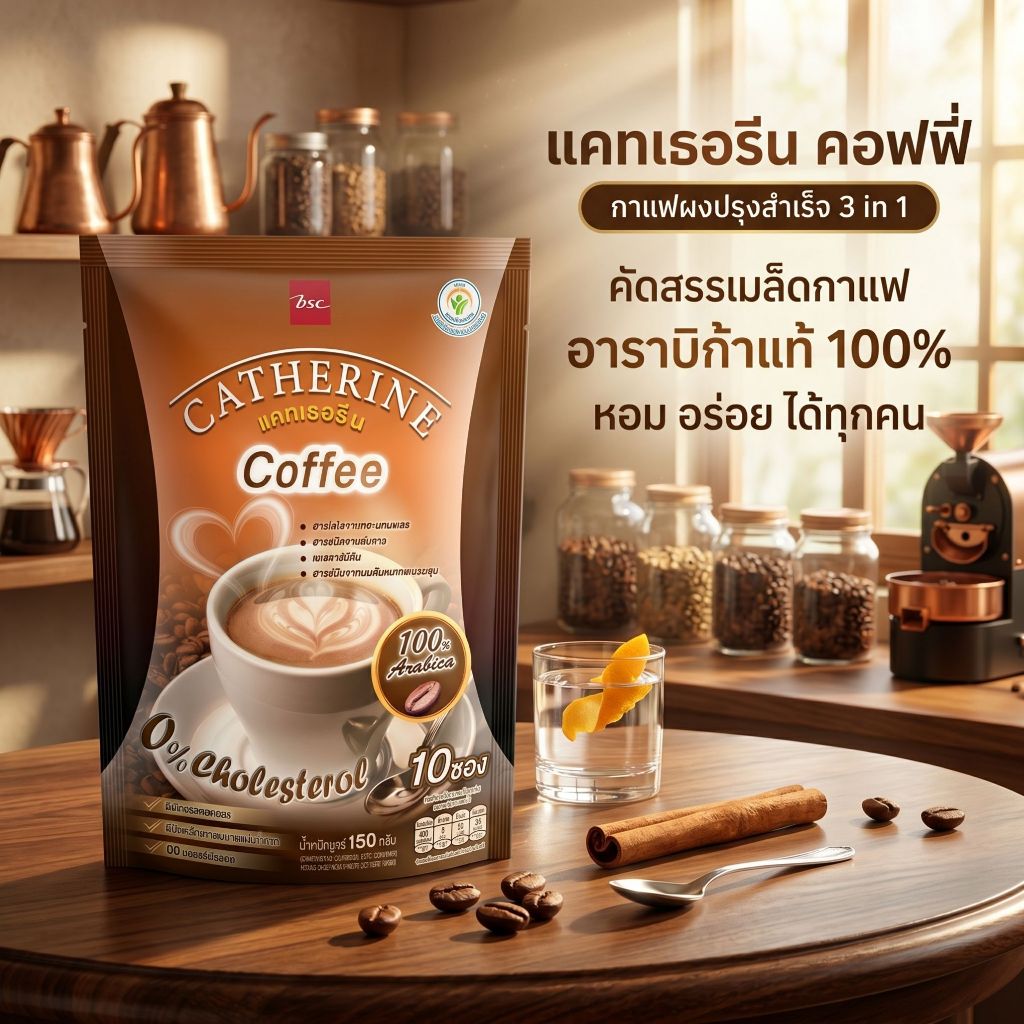 1แพค CATHERINE Coffee กาแฟแคทเธอรีน รูปที่ 4