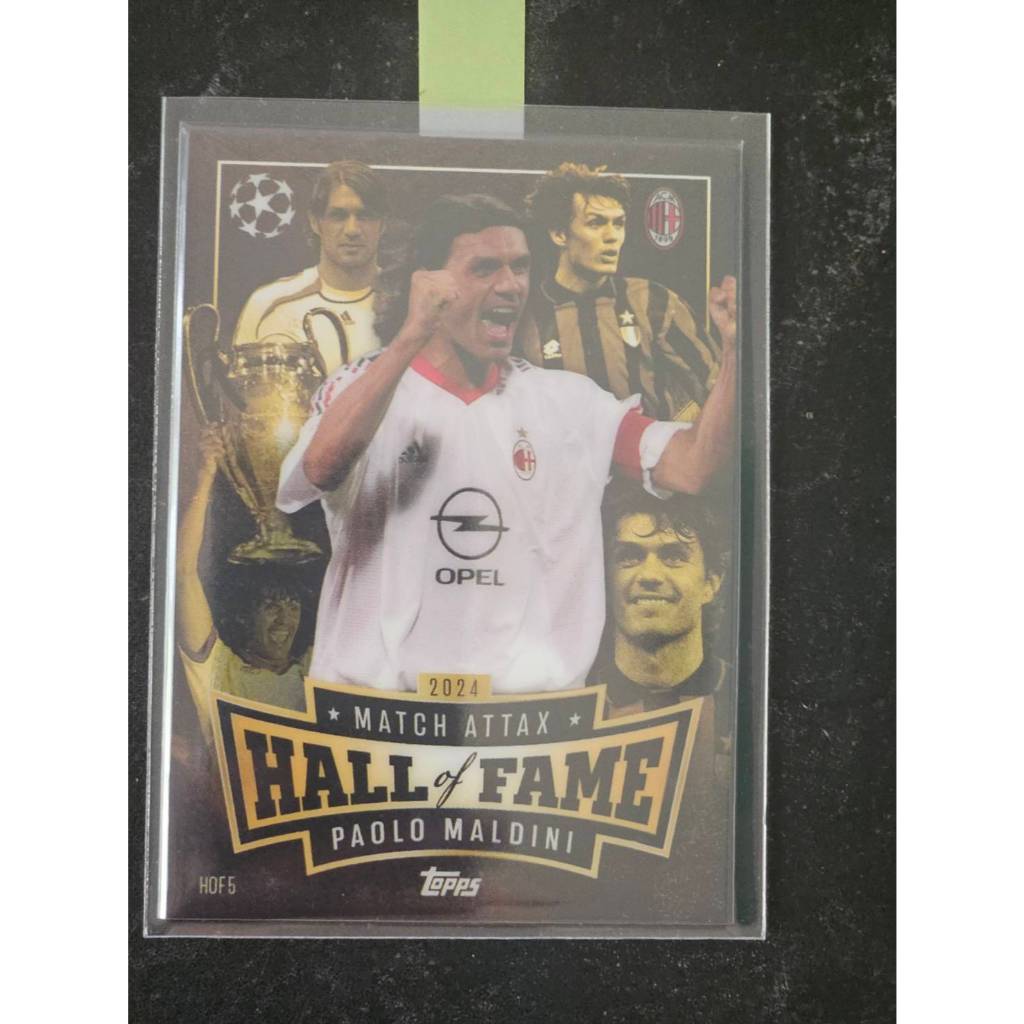 การ์ดสะสม Topps :UEFA Champions League Paolo Maldini Hall of Fame trading Match Attax 2024-2025