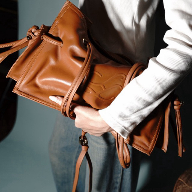 Bossa top-grained Leather bag