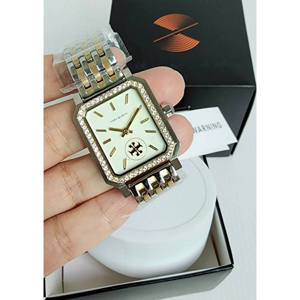 พร้อมส่งในไทย ของแท้ 100 % Tory Burch The Robinson Crystal Collection No.TBW1514