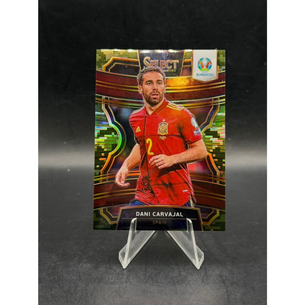 Dani Carvajal 2020 Panini Select UEFA Euro Soccer Terrace Camo Prizm 17/60