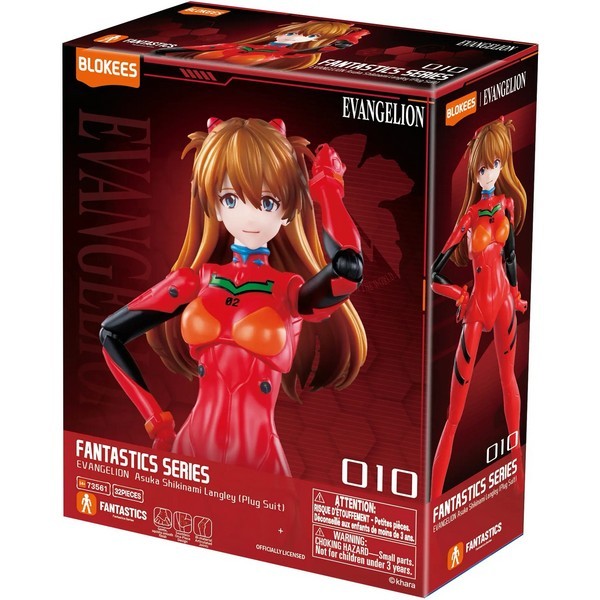 Blokees Evangelion 73561 Fantastics Series Asuka Shikinami Langley (Plug Suit) 810181531503 (Plastic Model)