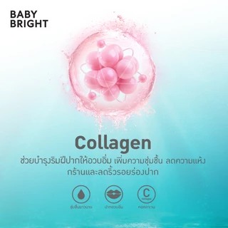 Baby Bright เจนเทิลแมทท์คอลลาเจนลิปสติก 3.7g