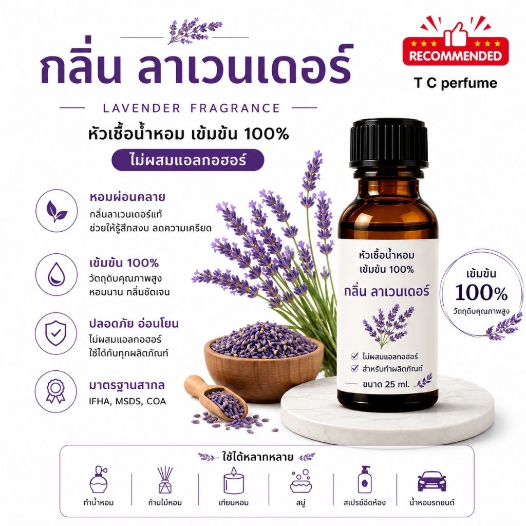 รวมหัวเชื้อน้ำหอมกลิ่นดอกไม้พรีเมียม หอมละมุน หอมนาน เข้มข้น ไม่ผสมแอลกอฮอล์