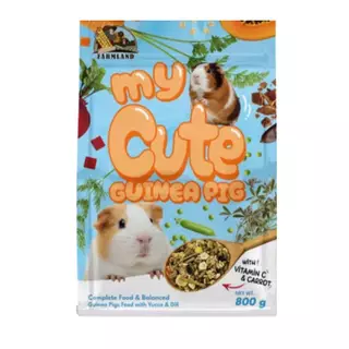 [800g.] อาหารหนูตะเภา My Cute Puinea Pig อาหารสำหรับ หนู หนูตะเภา หนูแกสบี้ สัตว์ฟันแทะ กระต่าย