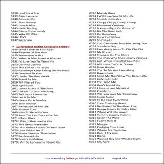 USB MP3 Flash Drive แฟลชไดร์ฟ เพลงสากล เก่าๆ Oldies ยุค 70's 80's 90's Vol.1 (467 เพลง) สารบัญเพลงอยู่ในรูปด้านล่าง