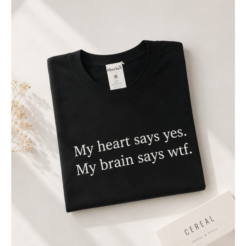 เสื้อยืด my heart say yes*☺︎︎|sherbet.teeshop
