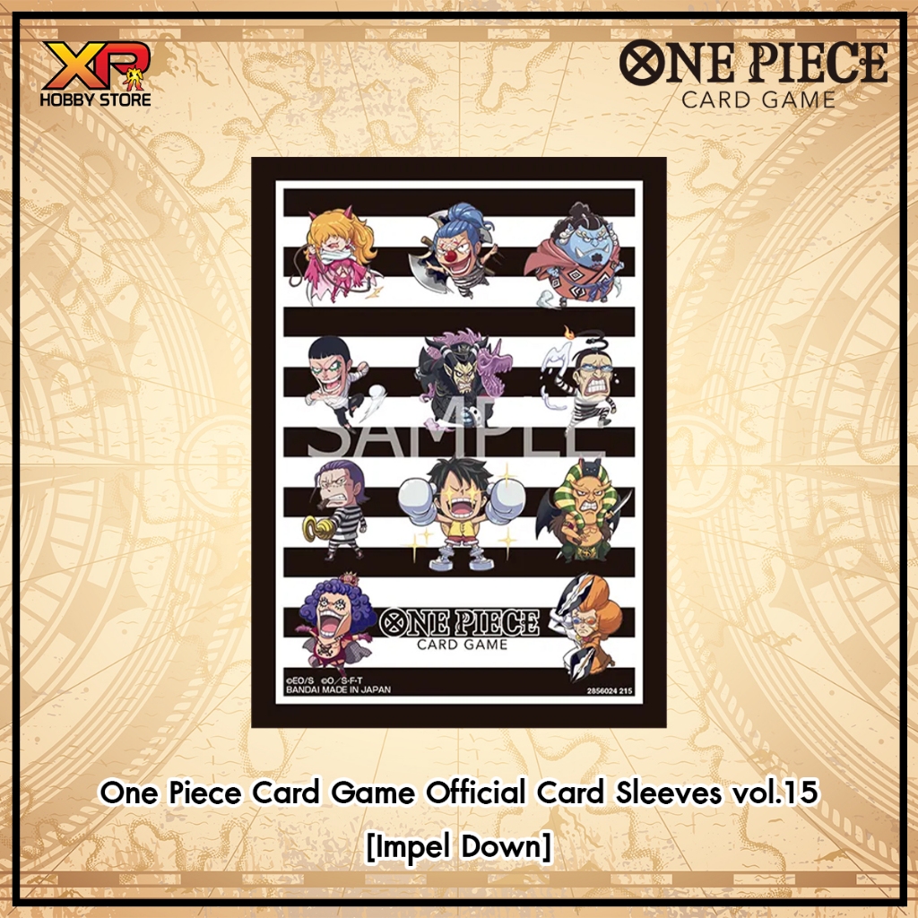 One Piece Card Game Official Card Sleeves 15 [Impel Down]