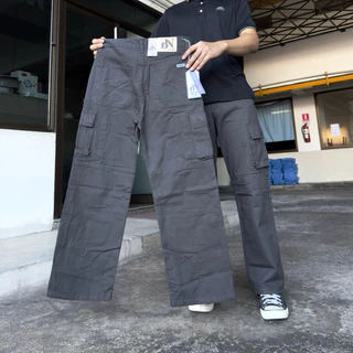 กางเกงคาร์โก้ขายาวกระบอกใหญ่ ป้ายBN มี6 สี (รุ่นใหม่)