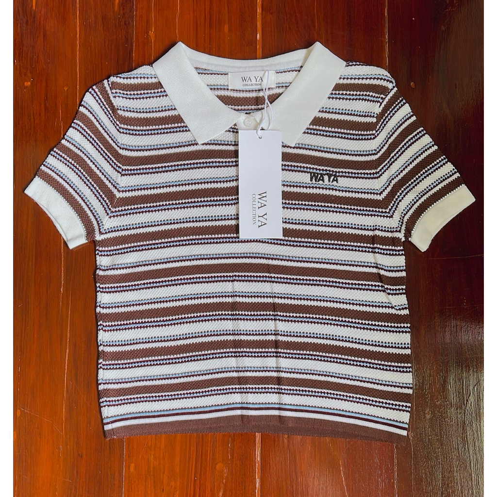 เสื้อคอปก งานป้าย WA YA (ของใหม่ ป้ายห้อย)