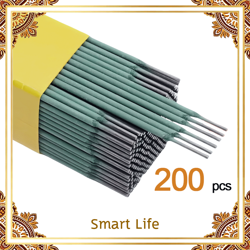 200ชิ้น ลวดเชื่อมเหล็กกล้าคาร์บอน 2.0mm ใช้งานง่ายสำหรับมือใหม่ เชื่อมเหล็กบางไม่เจาะง่าย มือใหม่ใช้ได้ ไฟเสถียร