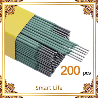 200ชิ้น ลวดเชื่อมเหล็กกล้าคาร์บอน 2.0mm ใช้งานง่ายสำหรับมือใหม่ เชื่อมเหล็กบางไม่เจาะง่าย มือใหม่ใช้ได้ ไฟเสถียร