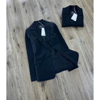PULL&BEAR Blazer เสื้อสูทสีดำ ผ้านิ่มๆ งานแท้ ผ้าดีมาก