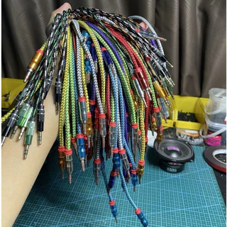 สายลิงค์ลำโพงตู้ ลำโพงบลูทูธDiyสายสัญญาณ ขนาดAUX3.5มม.คละสี