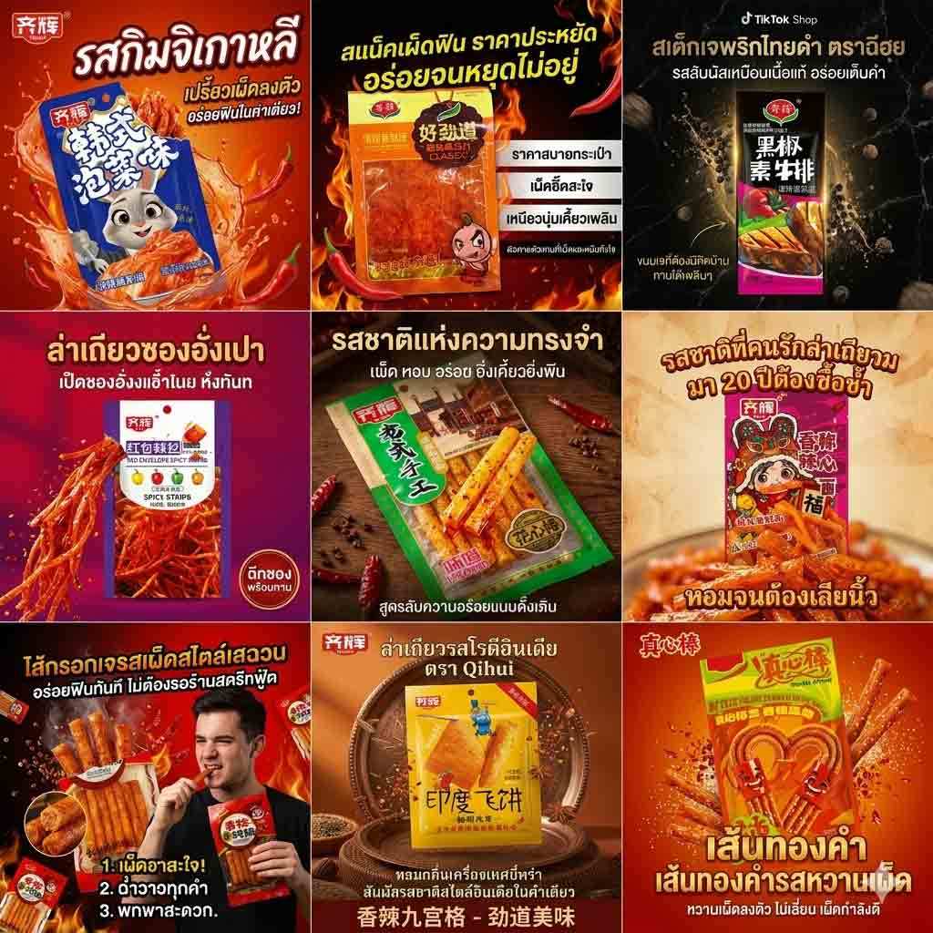 Jinlong -เส้นแป้งสไปซี่จีน 19 รสชาติสไตล์ผสมการจัดส่งแบบสุ่ม LATIAO ความอร่อยในทุกคำ