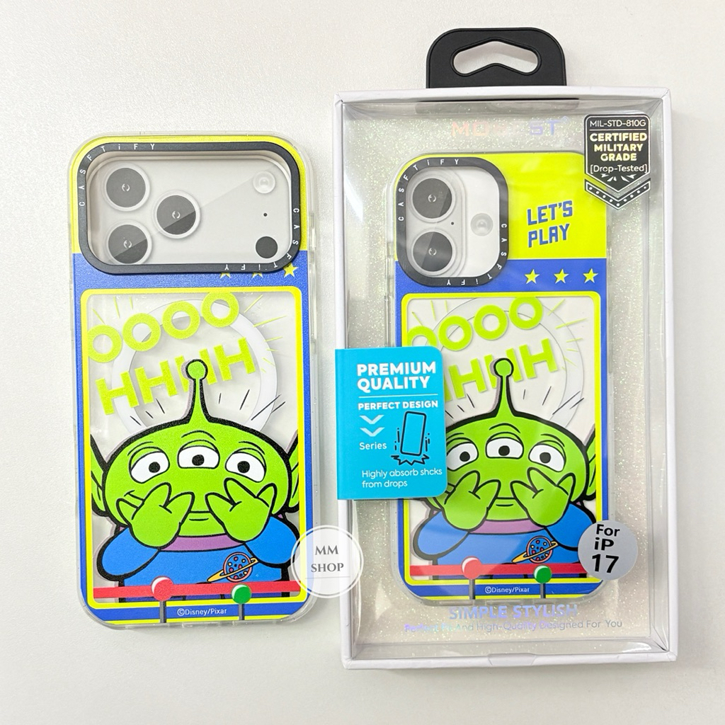 MM-Caseลายการ์ตูน รองรับแม่เหล็กชาร์จขอบนิ่ม หลังแข็งสำหรับรุ่นไอโฟน 15 - 17ProMax