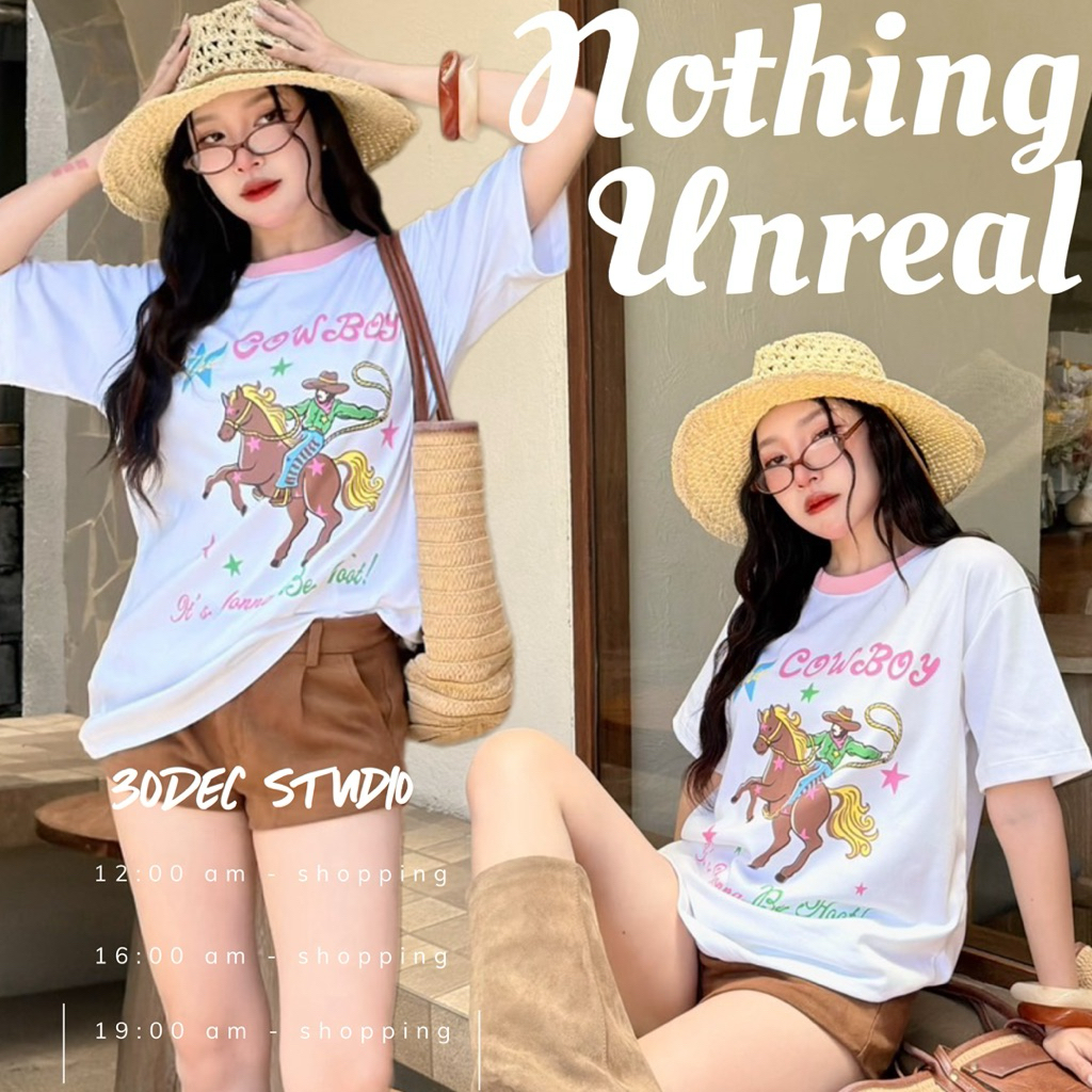 🌈 NOTHING HOUSE & Ureal ☁️🎈 เสื้อ oversize เก็บเงินปลายทาง ✅