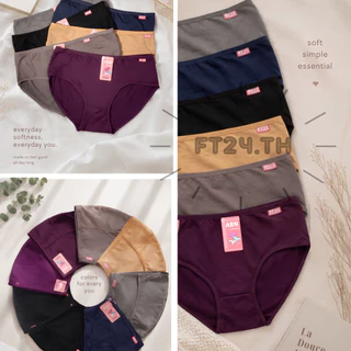 203 กางเกงในคละสี 10 ตัว สีโทนสุภาพ ใส่สบาย ถูก ทน ABN Underwear ผู้หญิง เสื้อผ้า Clothing กางเกง မ ိ