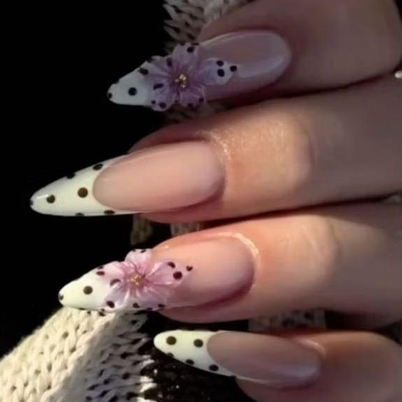 🩷🌺Press on nails | Summer nails design, handmade press on nails (Please message me in chat to change