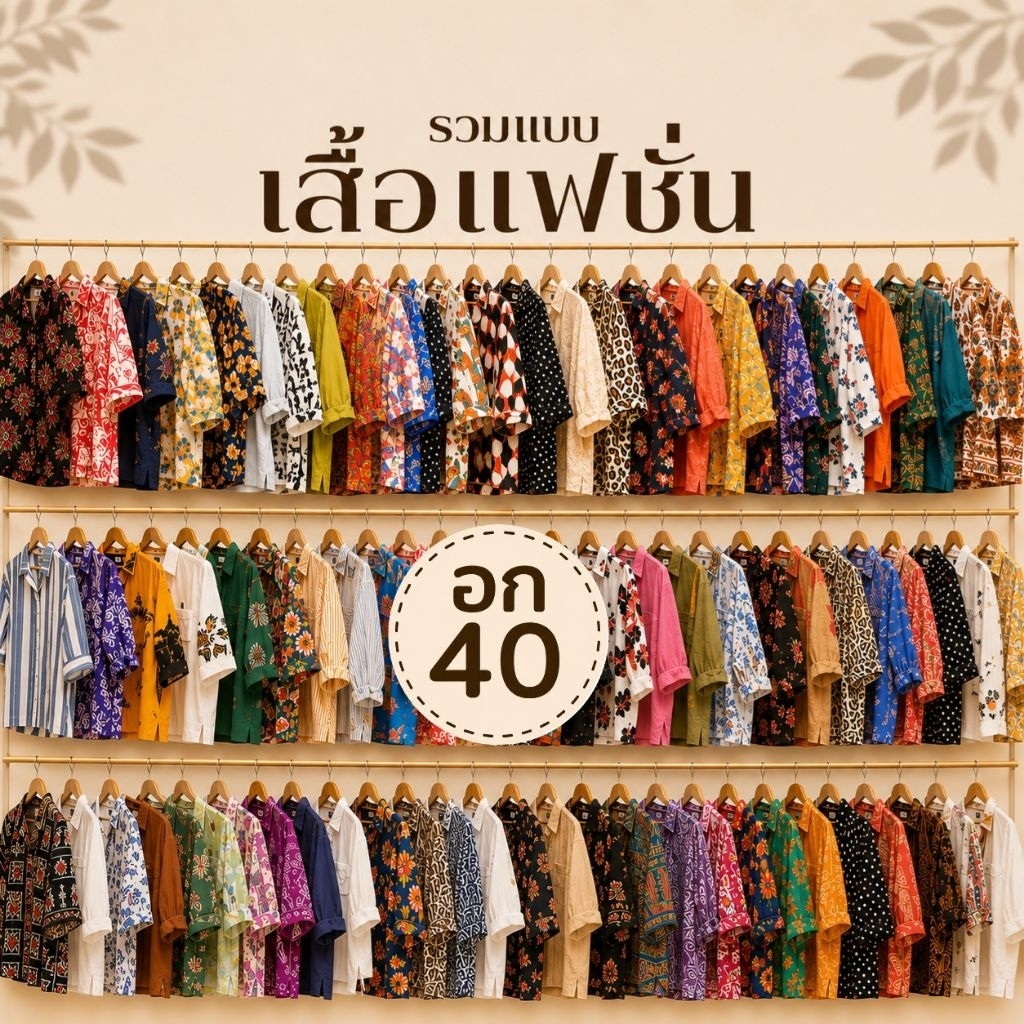 🌻 รวมแบบ เสื้อแฟชั่น เสื้อวินเทจ งานเกาหลี อกหน้าผ้า 40-42"🌻 เสื้อสาวอวบ 🌻งานแบรนด์สวยใหม่ คัดเกรดพรีเมี่ยม 🌻(VT104)