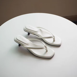 LOVE SHOES รองเท้าหูคีบ ส้นสูง รองเท้าส้นสูง1นิ้ว ไซส์ 35-41 หูหนีบ หนังนิ่มมาก รองเท้าแฟชั่นผู้หญิง