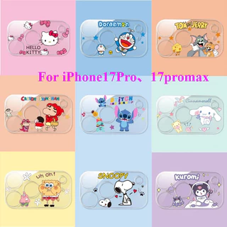 ฟิล์มเลนส์การ์ตูน สำหรับ iPhone 14/15/16/17Pro/Promax ฟิล์มป้องกันโปร่งใส ป้องกันรอยขีดข่วนและน้ำมัน ติดตั้งง่าย