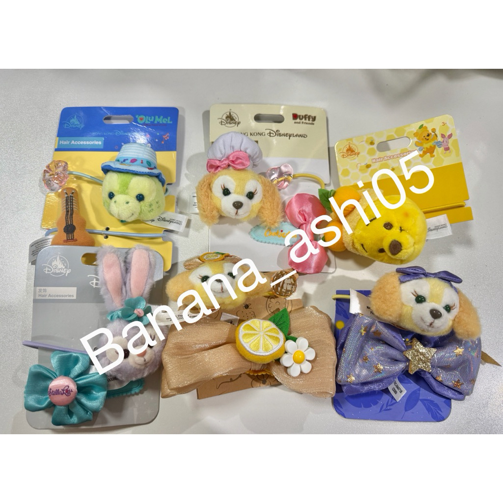 {พร้อมส่ง} หนังยางรัดผม/ที่รัดเข็มขัด Duffy&friends Disney แท้💯💯