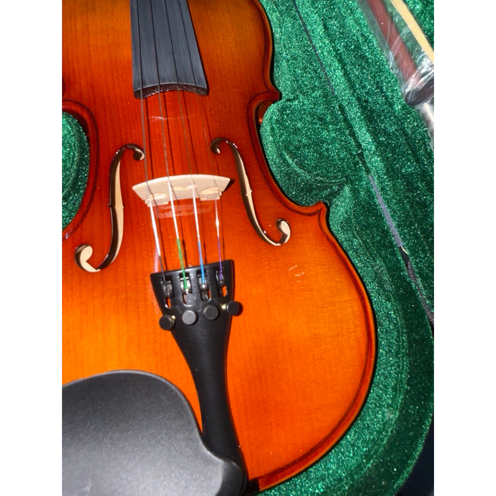 Student violin ระดับ beginner พร้อมกล่อง bow rosin
