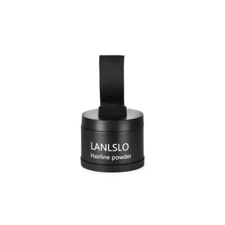 【LANLSLO แป้งปิดเหม่ง】 แป้งปิดไรผมสุดฮิต Hairline Fluffy Powder สีดำธรรมชาติ ปกปิดผมบาง หัวเถิก และผมหงอก