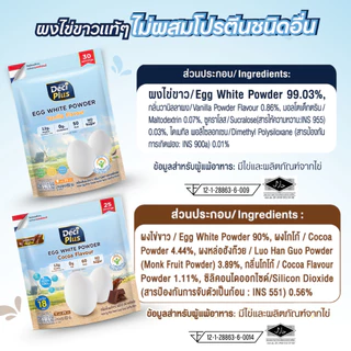 DeciPlus เครื่องดื่มโปรตีนไข่ขาวชนิดผง อัลบูมิน 450กรัม เดซี่พลัส อาหารเสริมผู้สูงอายุ ผู้ป่วยมะเร็ง