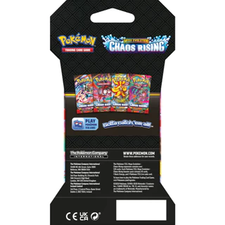 [ส่งด่วน Instant] | Pokemon TCG: Mega Evolution - Chaos Rising Sleeved Booster Pack - Styles May Vary (By ClaSsIC GaME)