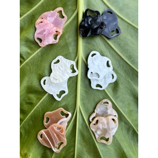 [1pcs]จี้พลาสติกDIY ในรูปตัวเลือกวางเทียบสีหน้าหลังไม่ใช่ได้หลายชิ้นนะคะ