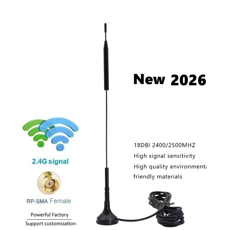 เสาอากาศ Wifi 18dBi Omni High Gain Signal Booster Long Rang Transmission Antenna
