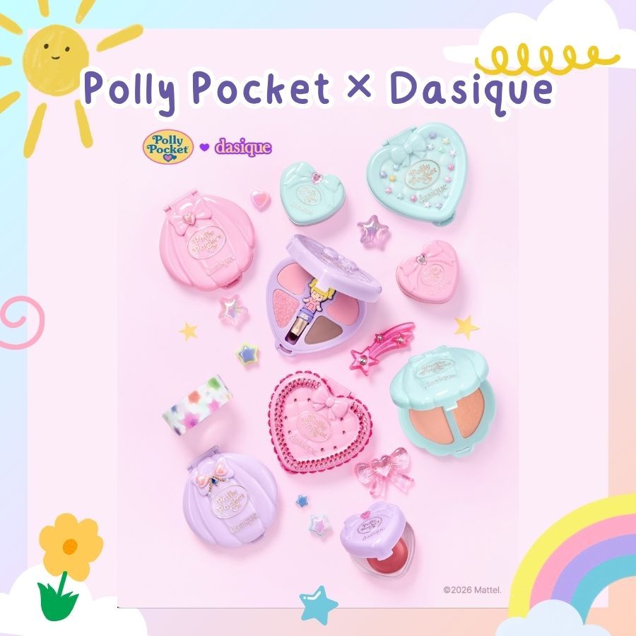 💖พร้อมส่ง💖 [มีส่งด่วน] Polly Pocket × Dasique เครื่องสำอางค์ใช้งานได้จริง ของแท้100% จากเกาหลี Form KOREA