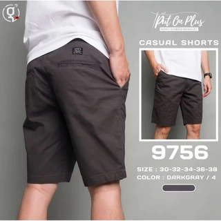 Goodwin 9756 กางเกงขาสั้น ผู้ชาย เอวขอบ ผ้ายืด คอตต้อน สีพื้น ยาว19-20 นิ้ว ไซส์ 30-38 Goodwin Brand