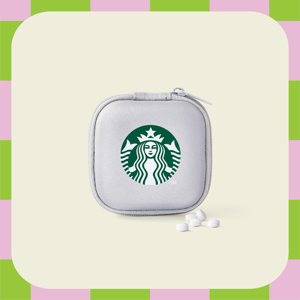 💯%Starbucks Packfood  Stabucks Bag Airpod Case Earphone case, 🧸🧸