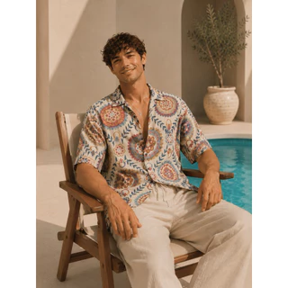 MADWORLD STUDIO / HAWAII COLLECTION เสื้อฮาวาย อกฟรีไซซ์44นิ้ว