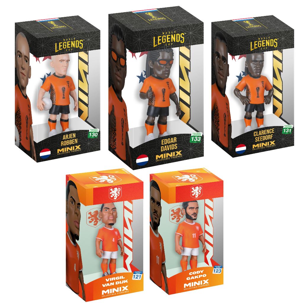 Minix Football World Cup And Regends Netherlands 12 cm  รหัส WC NETHERLANDS