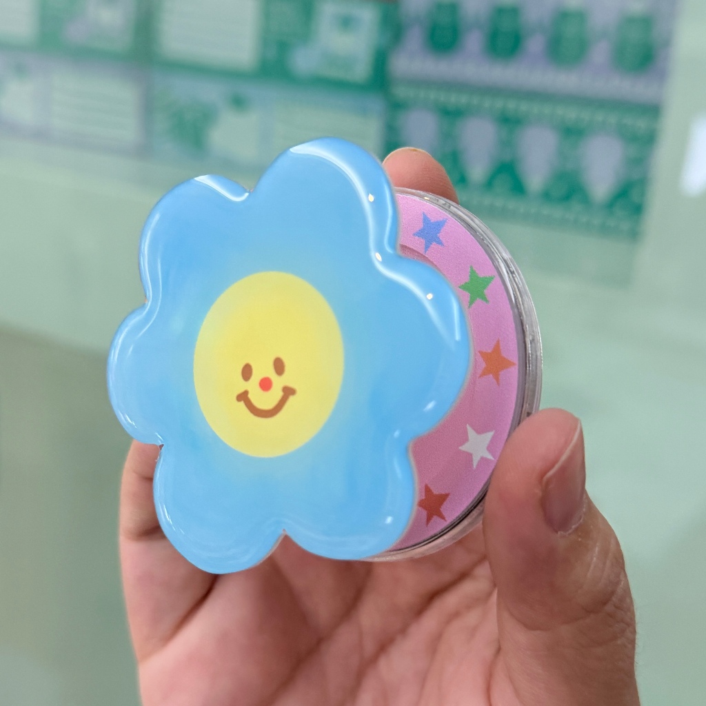 Magnet griptok : Flowers กริ๊ปตอกแม่เหล็กสำหรับเคสแม่เหล็ก ลายดอกไม้สีฟ้าน่ารัก *ไม่รวมเคส* | Stickwithme4ev