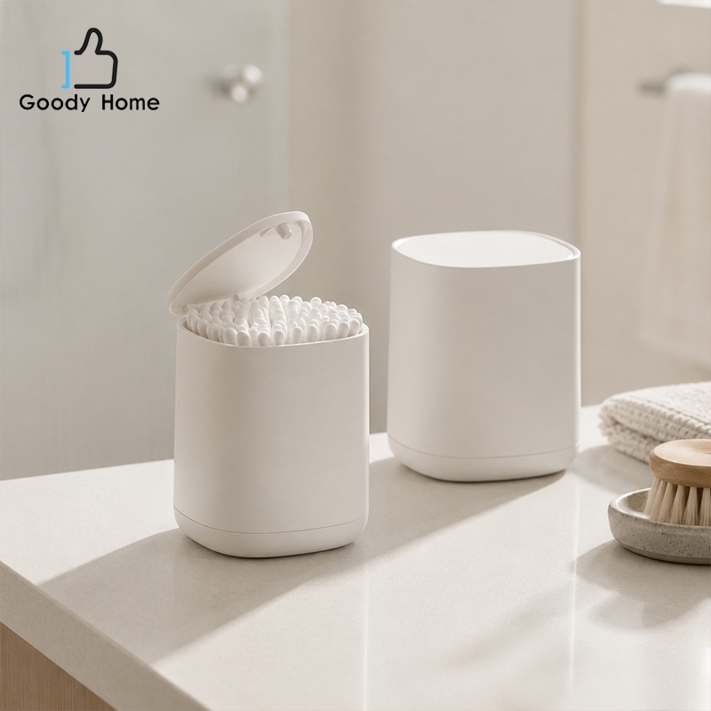Goody Homeกล่องอเนกประสงค์แบบตั้งโต๊ะ   ใส่สำลีก้านและไม้จิ้มฟัน
