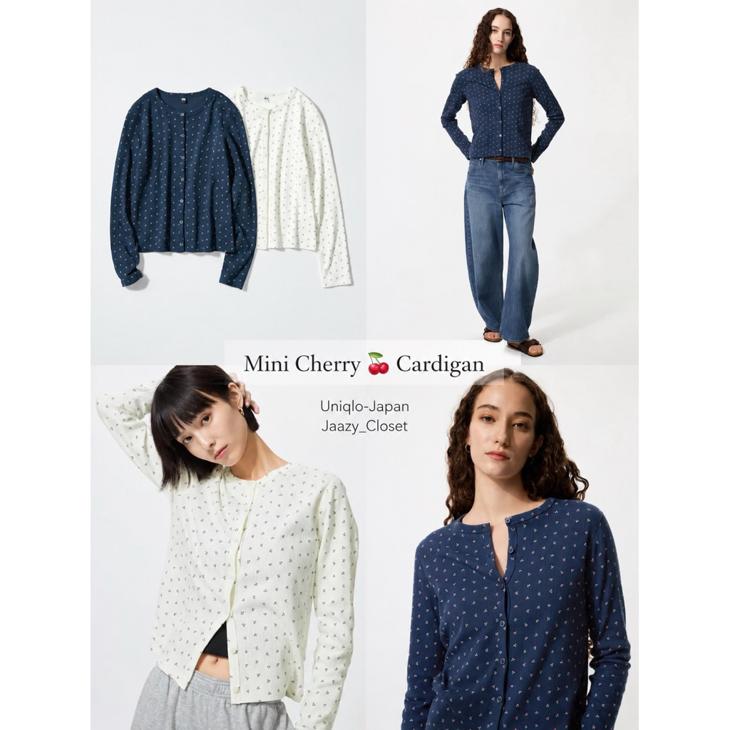 🍒Mini Cherry Cardigan Uniqlo Japan🍒